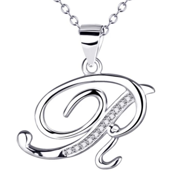 Sterling Silver -  initial Letter Pendant… - Picture 8 of 8